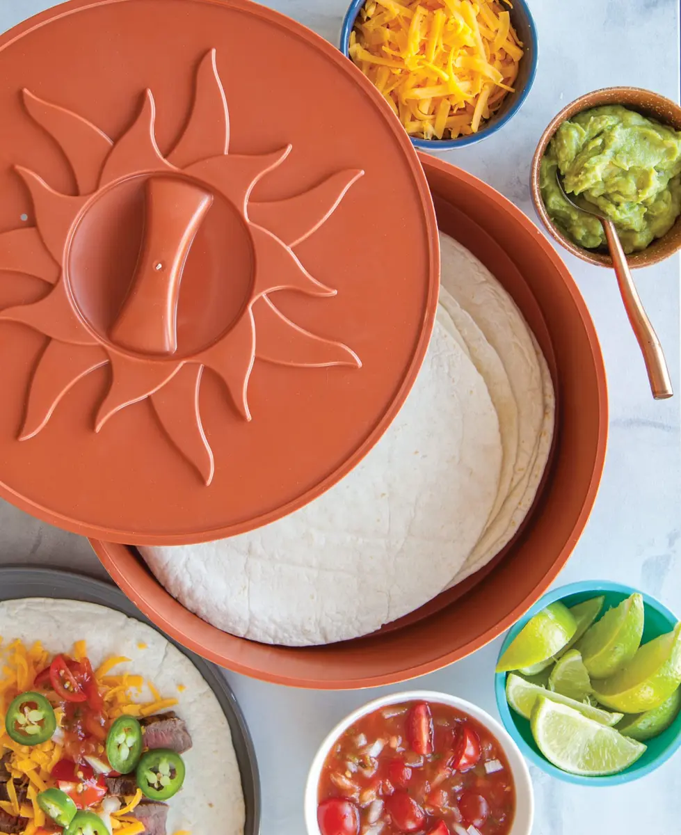 Nordic Ware Microwave Tortilla and Pancake Warmer, 10-Inch | Fits Large Tortillas & More - view 2
