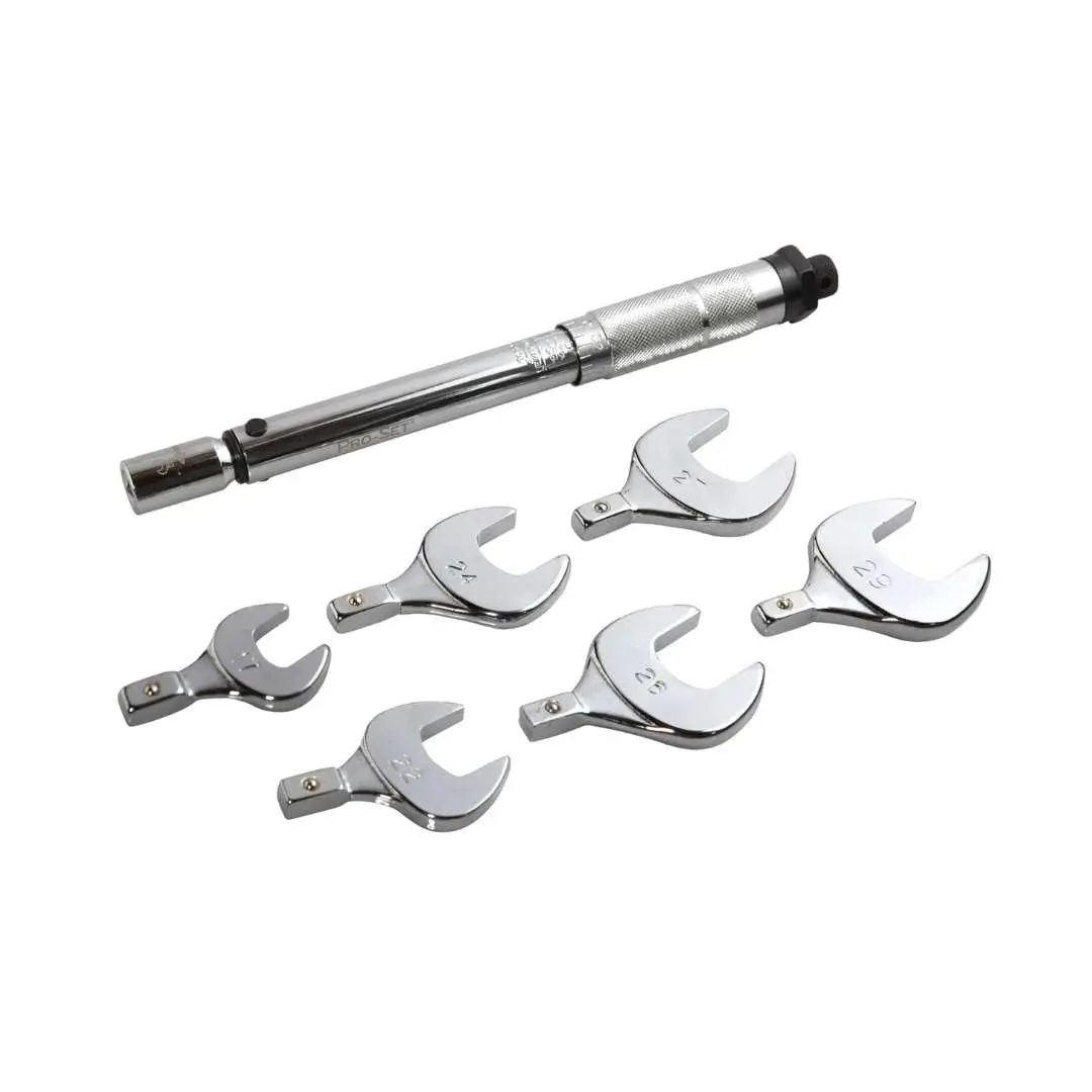 CPS Torque Wrench Set for R410A | Multi-Head, 17-29mm, Metal, Silver - view 2