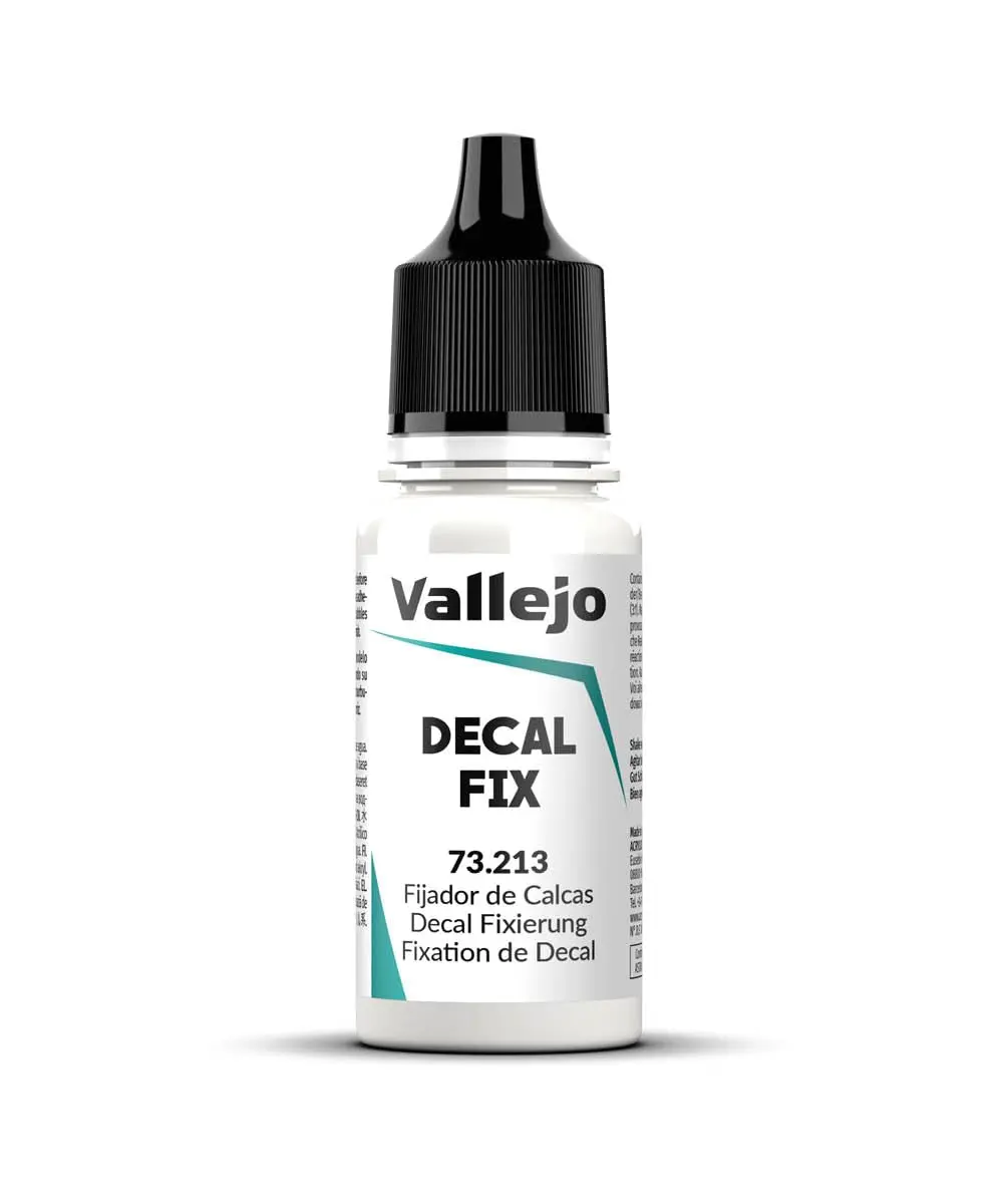 Vallejo Decal Fix 18ml | Water-Based Matte Decal Softener for Model Painting - main product image