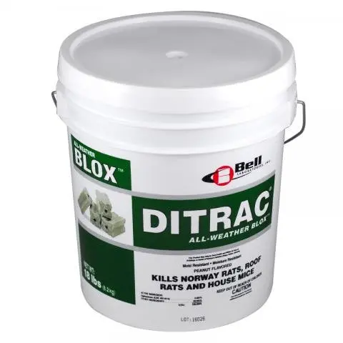 Bell Laboratories Ditrac All-Weather Blox 18 lbs | Rodent Control for Indoors & Outdoors - main product image