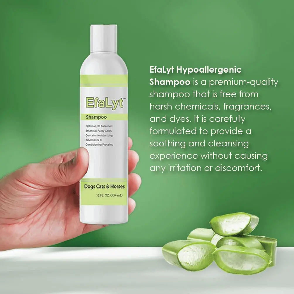 EfaLyt Pet Shampoo and Cream Rinse Set, Hypoallergenic Formula with Essential Fatty Acids, 12 fl oz (Cream Rinse) | Natural Moisturizing for Pets - view 2
