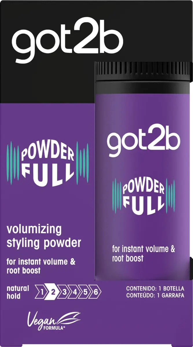 Got2B Powder'ful Unisex Root Hair Styling Powder 10g | Instant Volume & Natural Hold - main product image