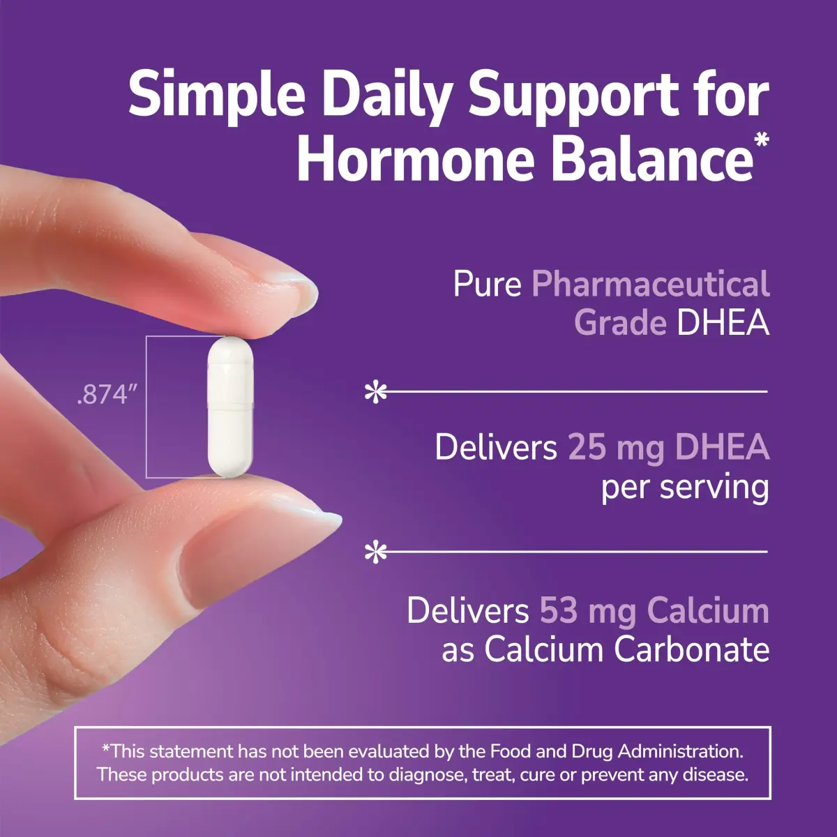 21st Century DHEA 25 mg Capsules 90 Count | Supports Natural Hormone Balance - view 4