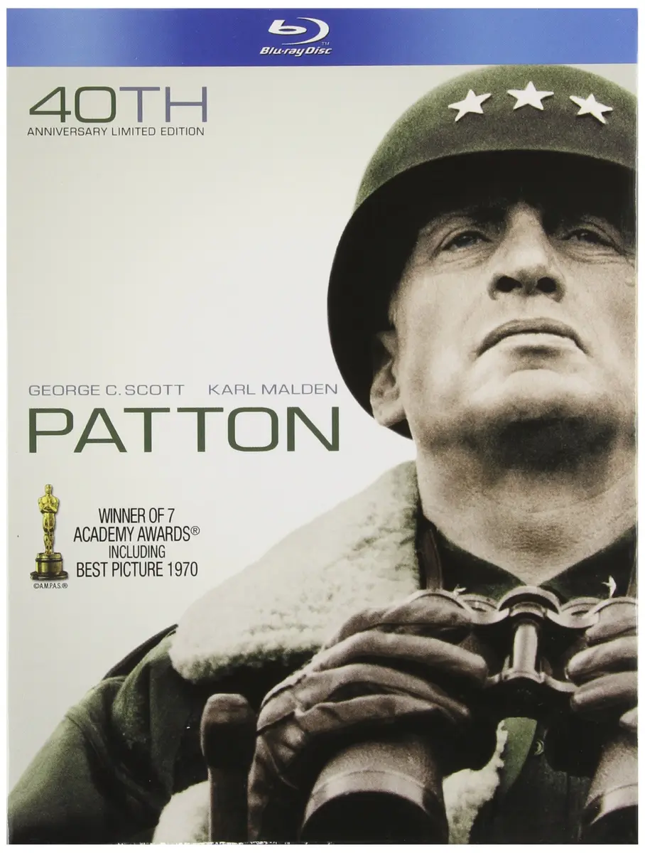 20TH CENTURY STUDIOS Patton (40th Anniversary Limited Edition) Blu-ray Book | 2 Formats, 8 Oscars, Factory Sealed - main product image