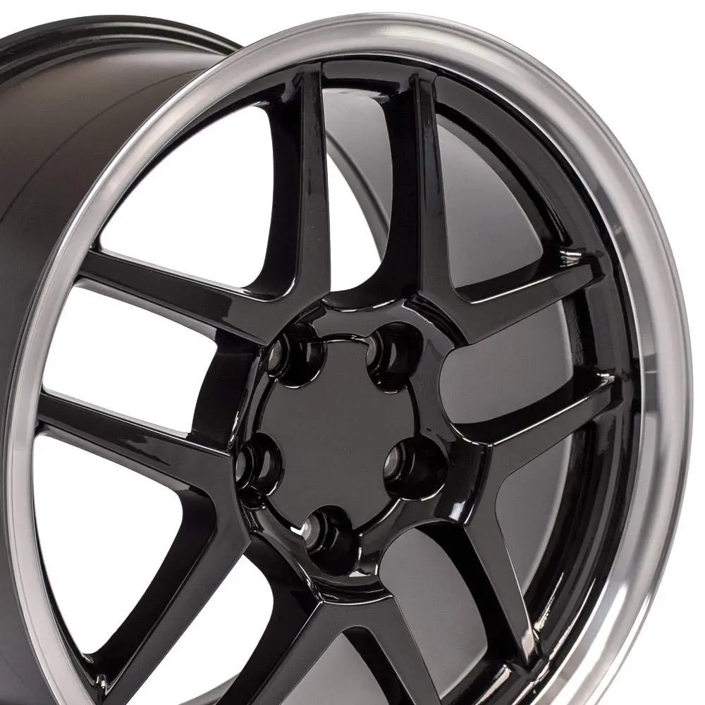 OE Wheels CV04 18x10.5 Gloss Black Machined Lip | 5x120.65 Bolt Pattern, 56ET Offset - main product image