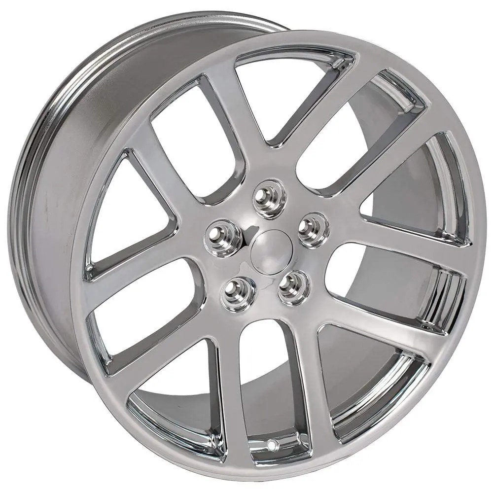 OE Wheels DG51 22x10 Chrome Rim | 5x139.7 Bolt Pattern, 25.4ET Offset, 22 Inch Diameter - view 4