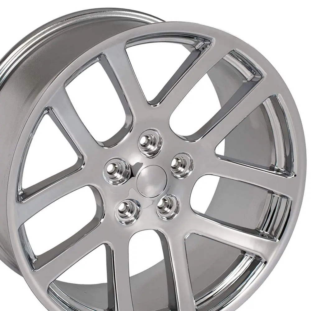OE Wheels DG51 22x10 Chrome Rim | 5x139.7 Bolt Pattern, 25.4ET Offset, 22 Inch Diameter - view 5