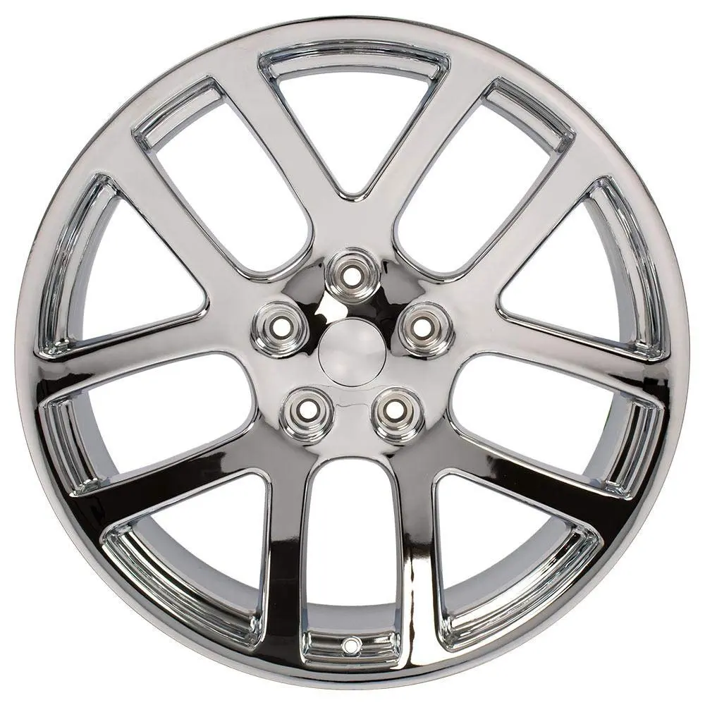 OE Wheels DG51 22x10 Chrome Rim | 5x139.7 Bolt Pattern, 25.4ET Offset, 22 Inch Diameter - view 2