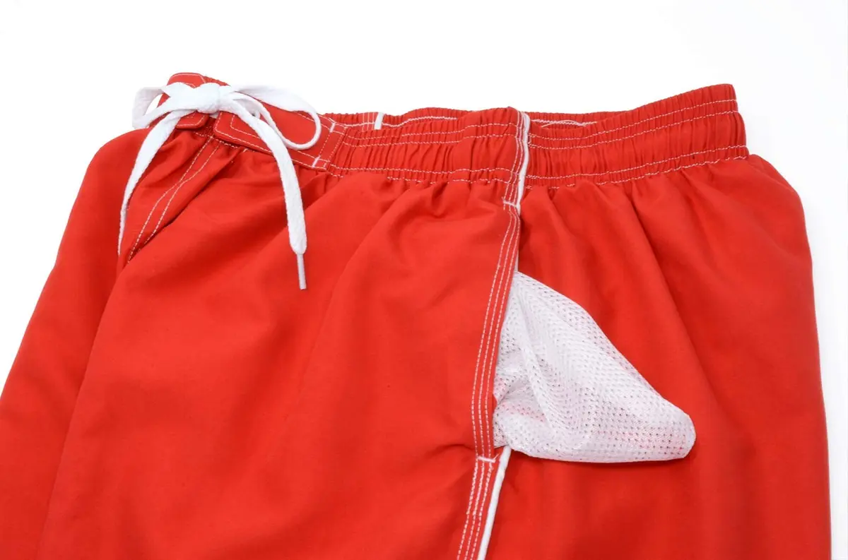 Adoretex Men's Guard Board Shorts Swim Trunks with Mesh Liner, Navy, Small | 100% Polyester, 8x Faster Drying - view 5