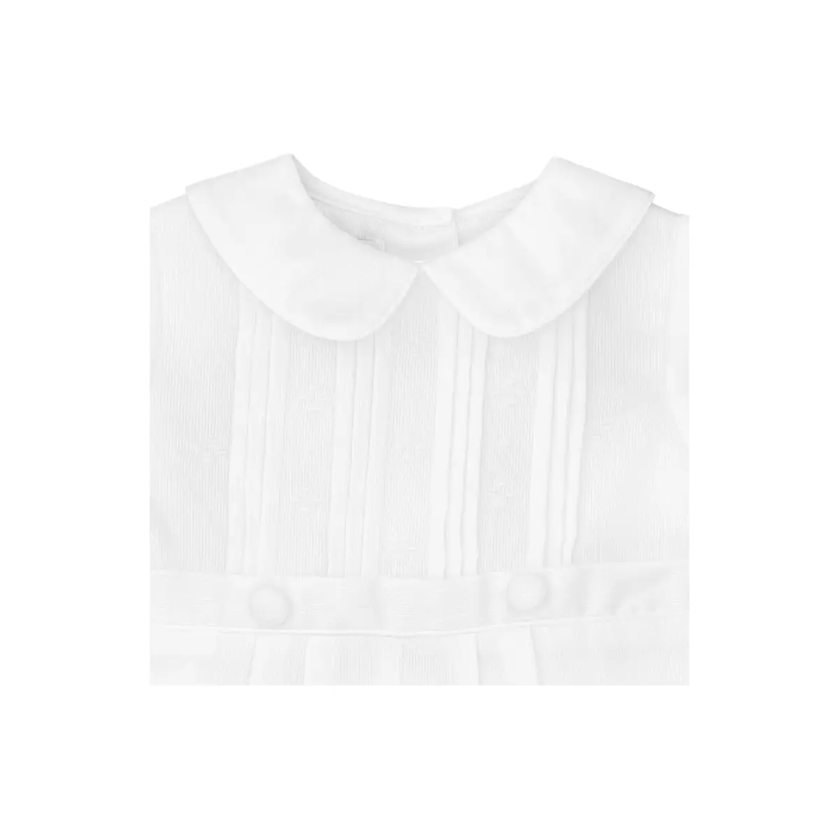 Petit Ami Baby Boys' Pique Christening Knicker, White (24 Months) | Heirloom-Quality Baptism Outfit - view 3