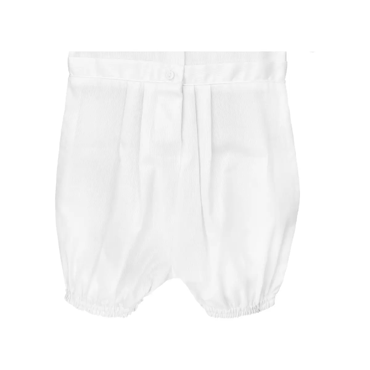 Petit Ami Baby Boys' Pique Christening Knicker, White (24 Months) | Heirloom-Quality Baptism Outfit - view 4