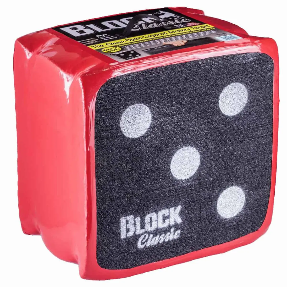 Block Classic Layered Foam Archery Target, 22” x 22” x 13.5”, 2-Sided Shooting | Friction-Based Arrow Stop with Easy Removal - main product image