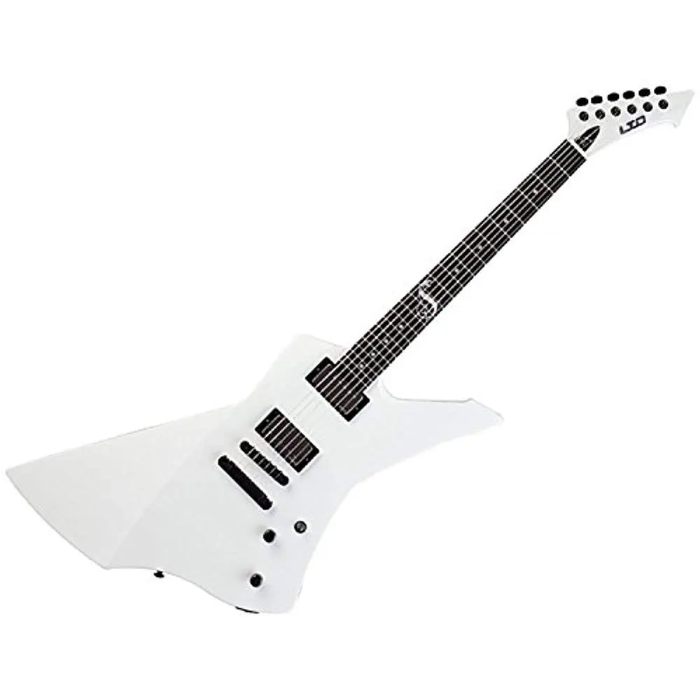 ESP GUITARS James Hetfield Signature Snakebyte - Snow White | Heavy Mahogany Electric Guitar with EMG Pickups - main product image