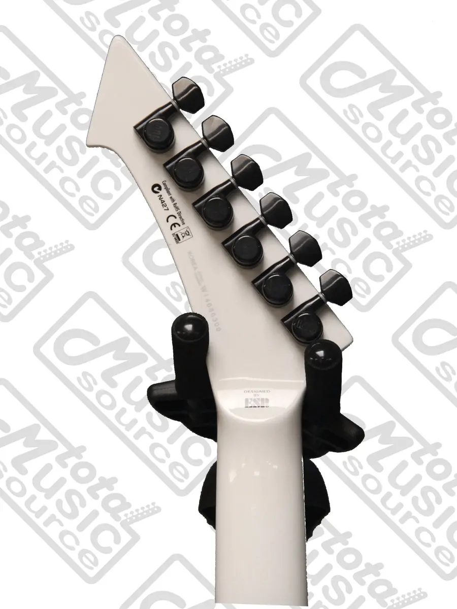 ESP GUITARS James Hetfield Signature Snakebyte - Snow White | Heavy Mahogany Electric Guitar with EMG Pickups - view 6