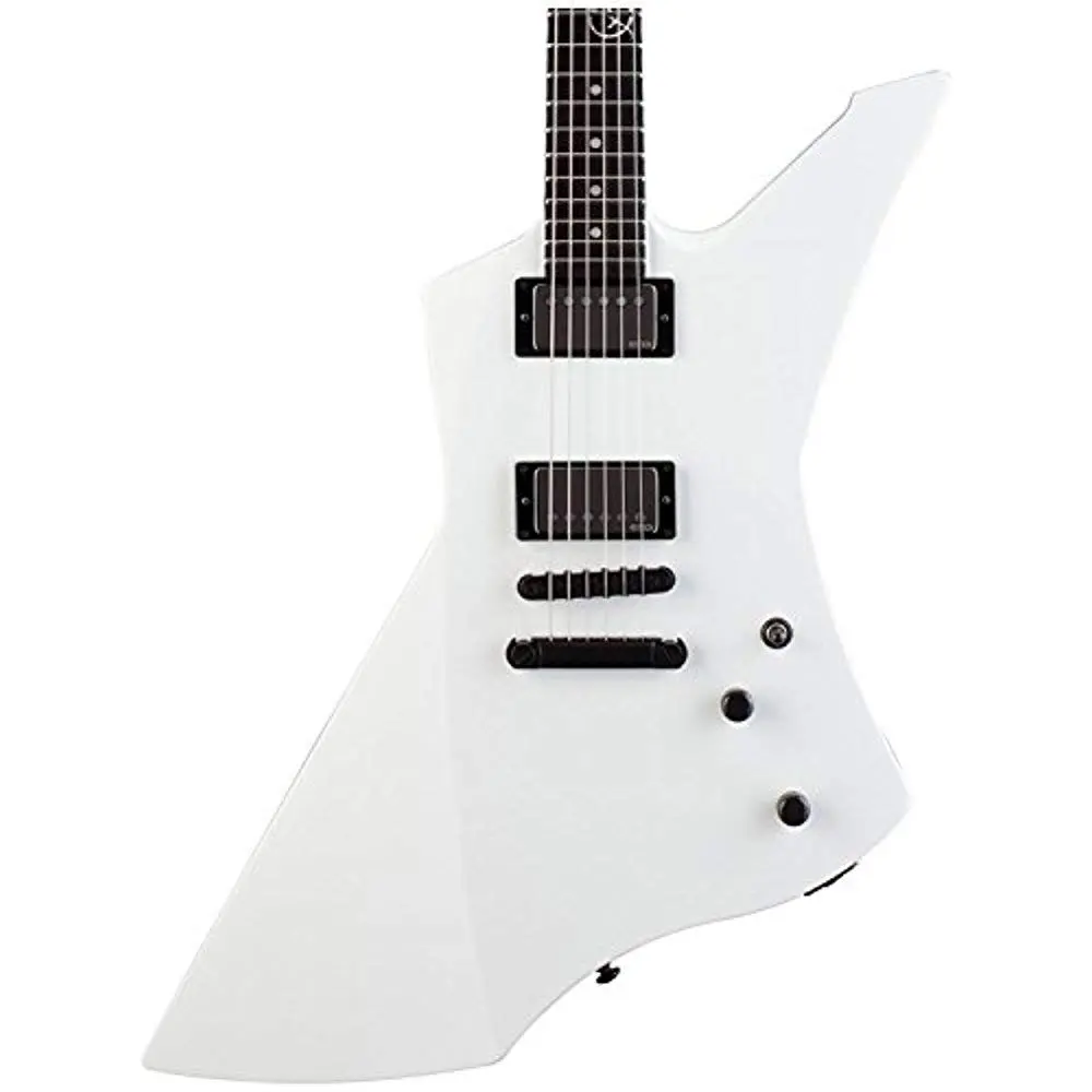 ESP GUITARS James Hetfield Signature Snakebyte - Snow White | Heavy Mahogany Electric Guitar with EMG Pickups - view 2