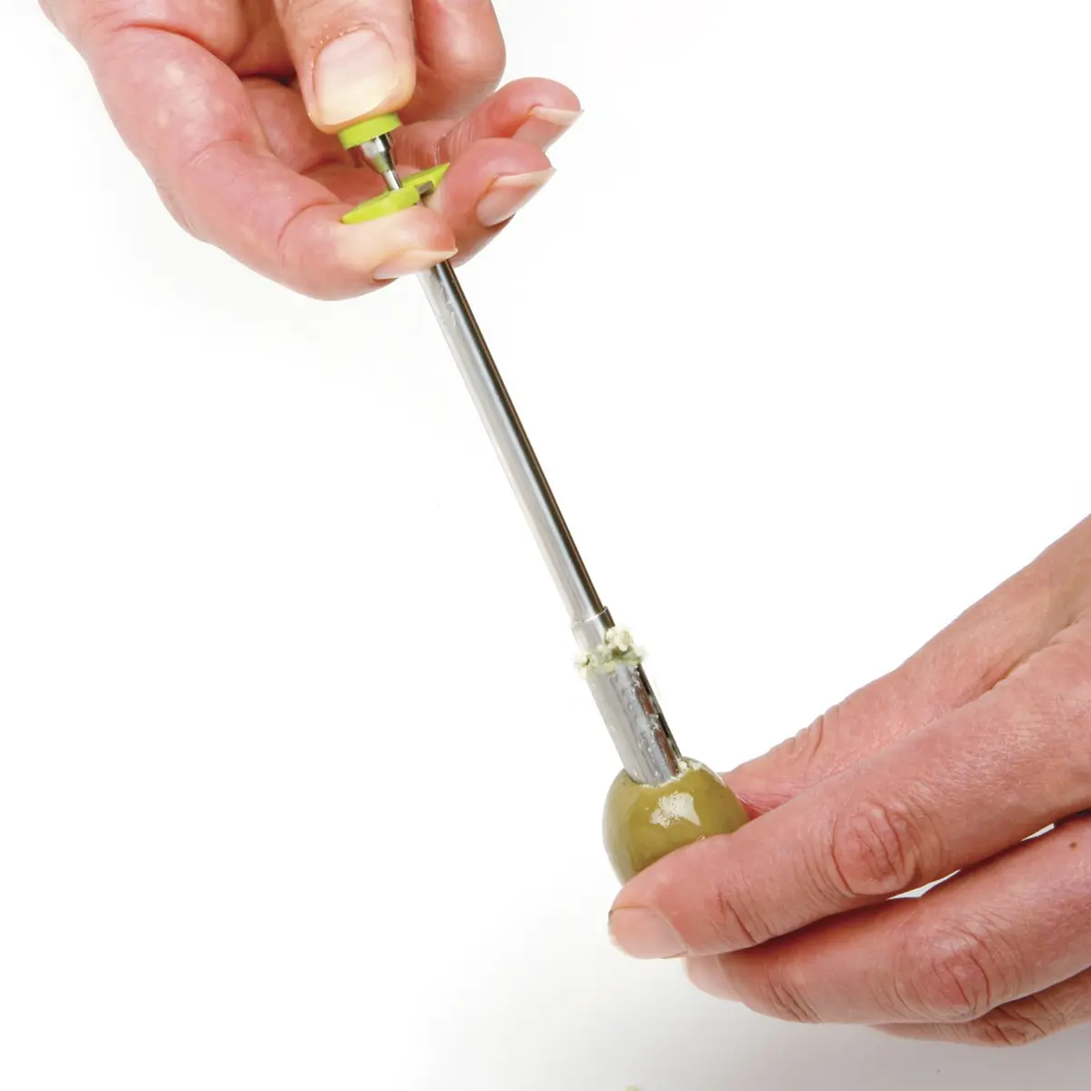Norpro Stainless Steel Olive Stuffer with Comfort Grips, Green | 13.5cm (5.25") - view 2