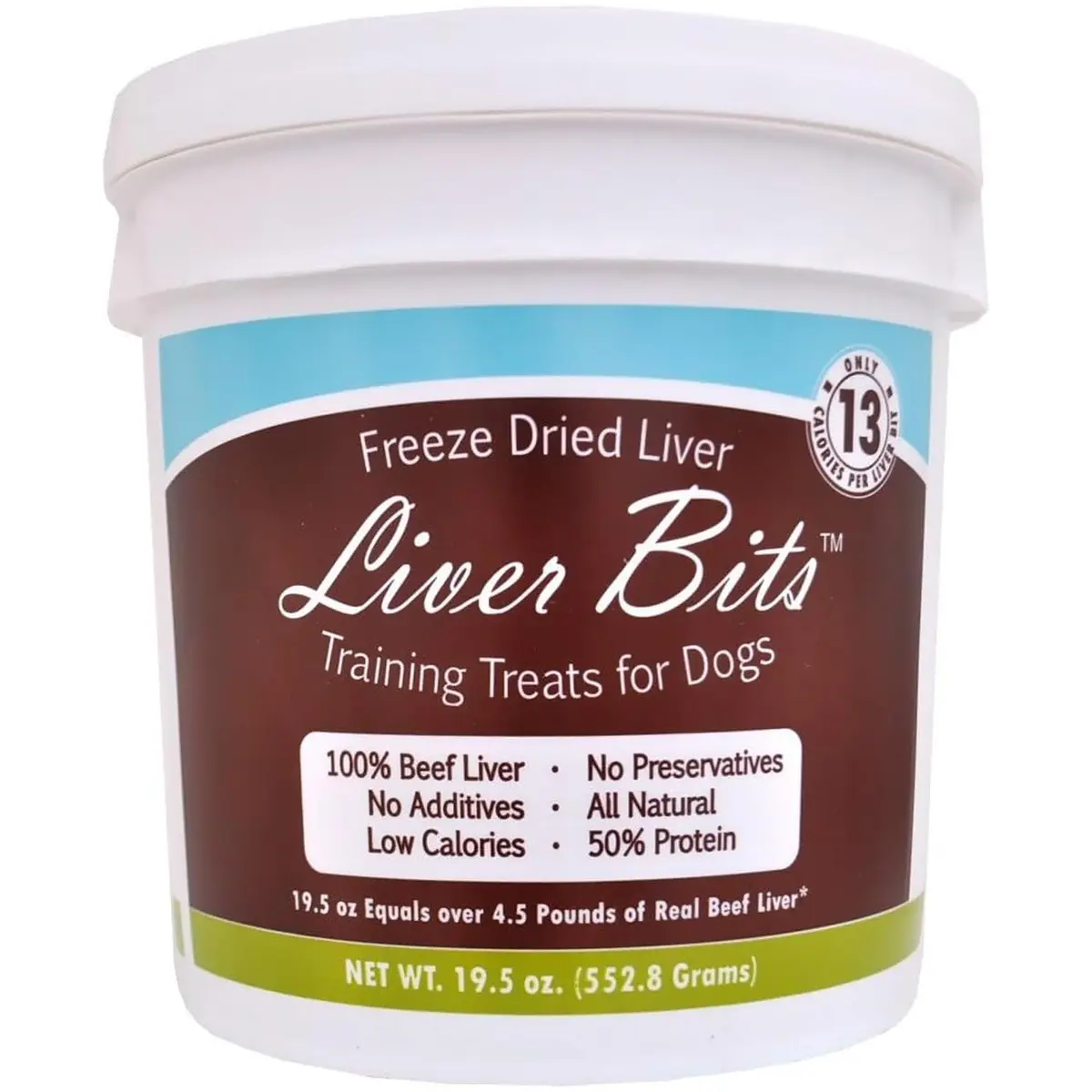 Liver Bits Freeze Dried Dog Treats | 19.5-oz All Natural Beef Liver, Low Calorie, USA Import (70-120c) - main product image