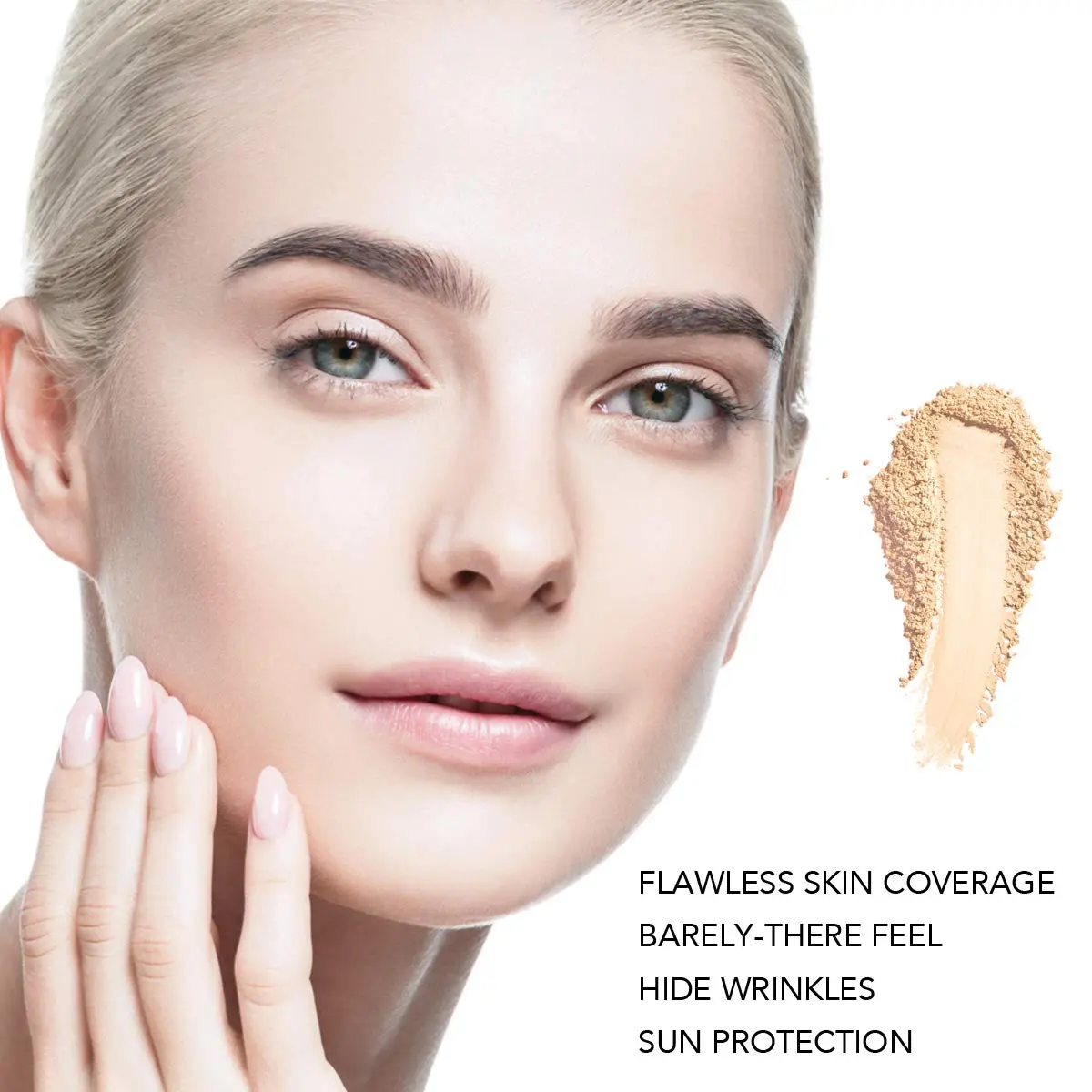 Bellaterra Cosmetics Mineral Powder Foundation – Ultra | Deep Cool Shade | Matte Finish | 9g - view 3