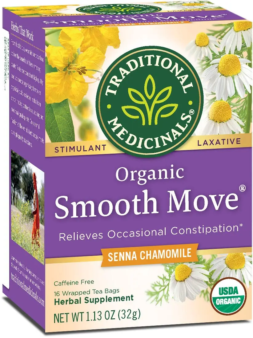 Traditional Medicinals Organic Chamomile Tea 16 Tea Bags | Relieves Occasional Constipation & Relaxation (100-120 chars) - main product image