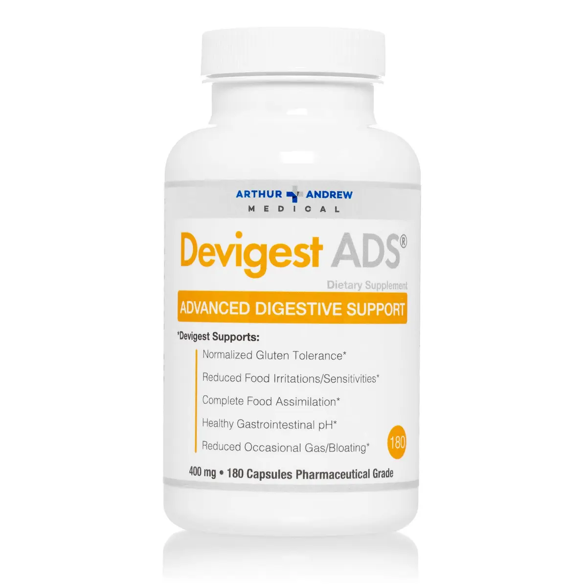 Arthur Andrew Medical Devigest ADS 180 Capsules | Digestive Enzyme Support for Gas & Bloating Relief - view 5