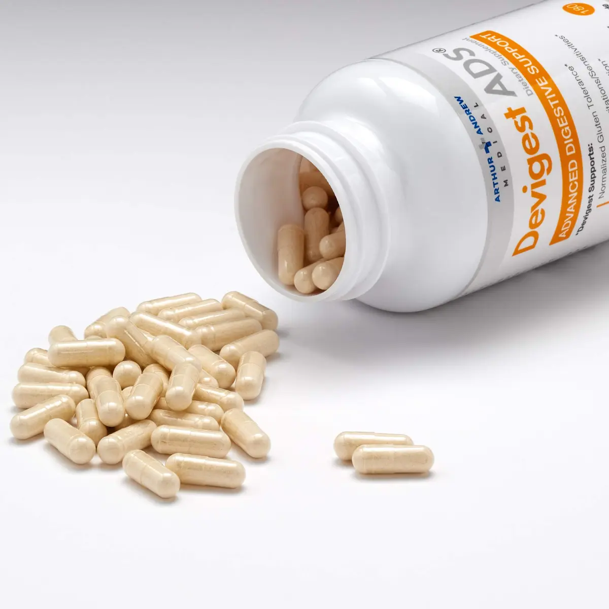 Arthur Andrew Medical Devigest ADS 180 Capsules | Digestive Enzyme Support for Gas & Bloating Relief - view 3