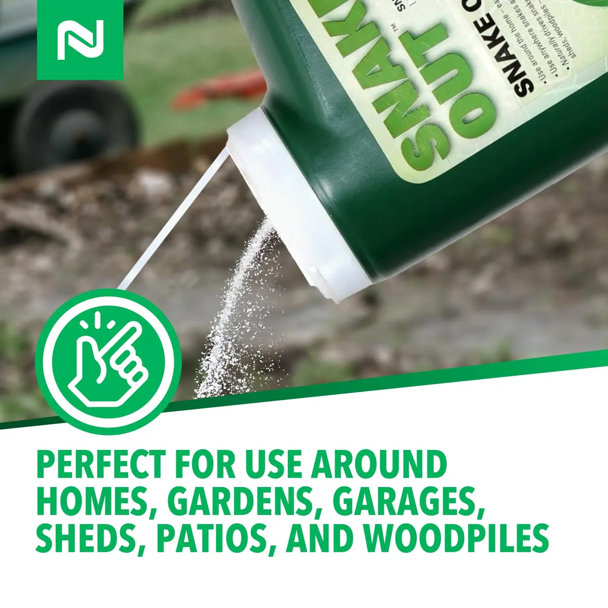Nisus Snake Out Snake Repellent, Biodegradable, 4 lbs | Natural cinnamon & clove oils repel snakes - view 6