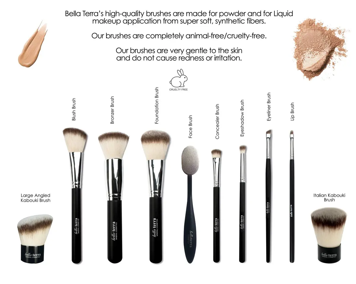 Bellaterra Cosmetics Mineral Powder Foundation Latte | Medium Warm Shade | Buildable Matte Finish 9g - view 8