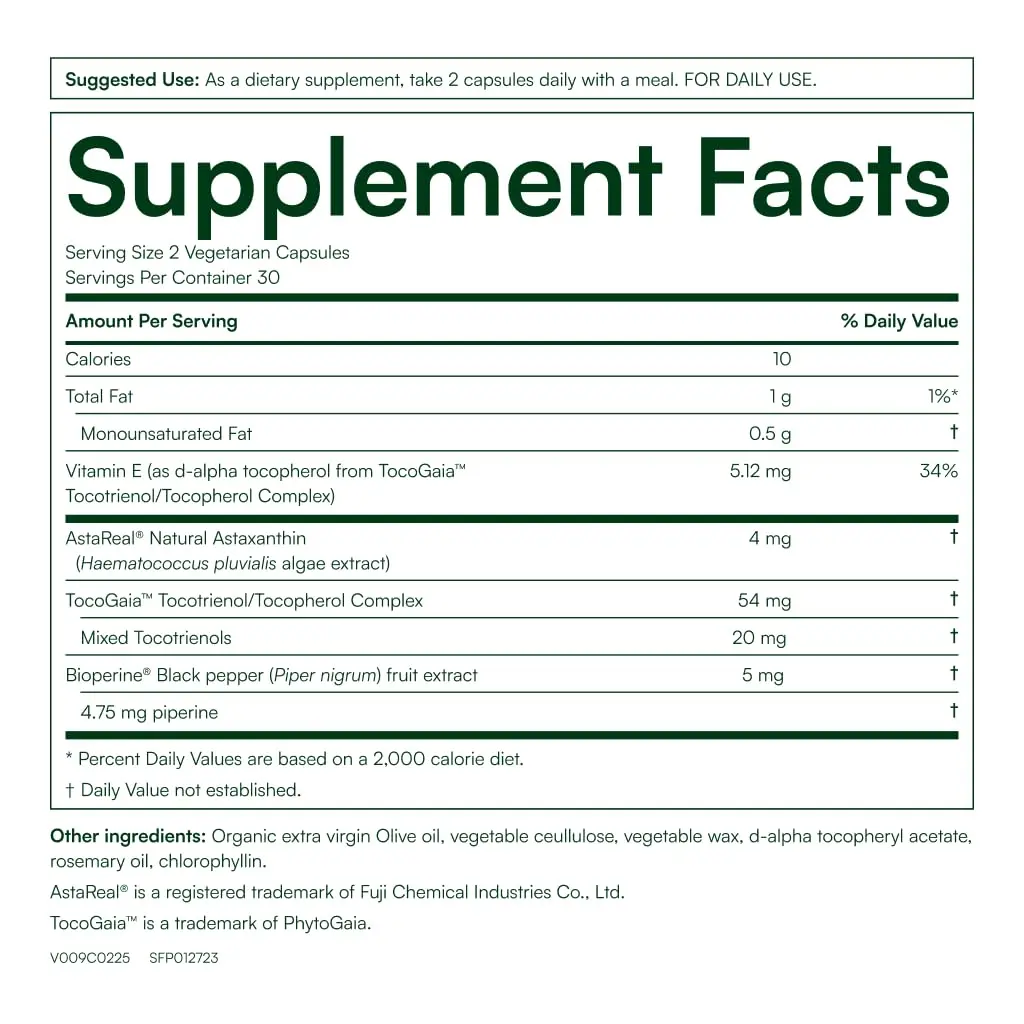 Purity Products AstaFX Astaxanthin Antioxidant Super Formula 60 Capsules | Supports Immune & Heart Health - view 2