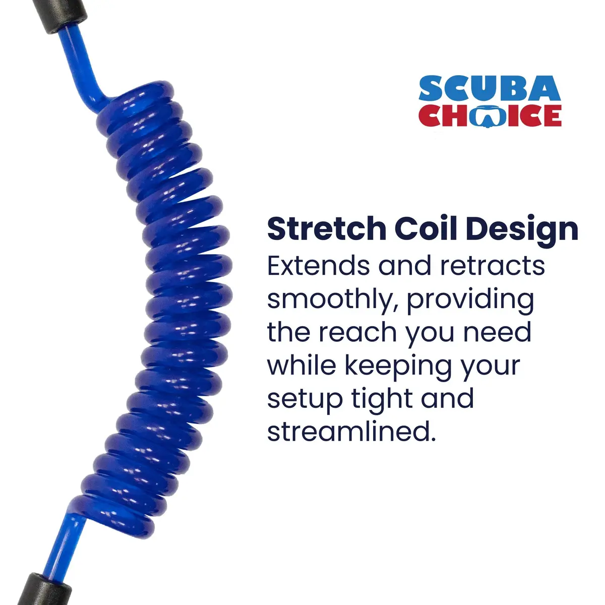 Scuba Choice Blue Body Strap | Durable Snaps & Quick Release Buckles for Water Sports - view 2