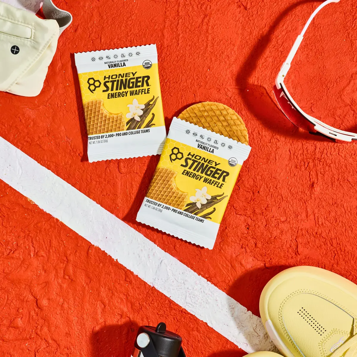 Honey Stinger Organic Vanilla Waffle Energy Stroopwafel 16 Count (16.96 oz) | USDA Organic Energy Snack - view 7