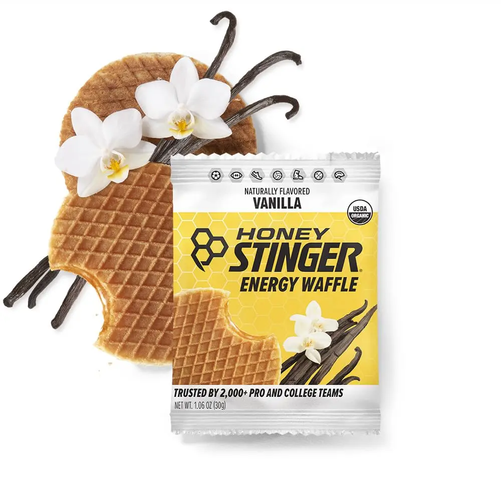 Honey Stinger Organic Vanilla Waffle Energy Stroopwafel 16 Count (16.96 oz) | USDA Organic Energy Snack - view 4