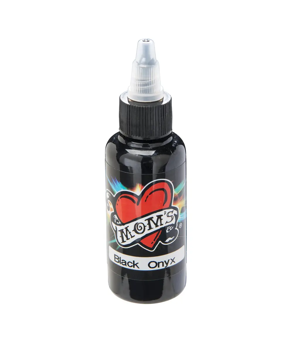 Mom's Millennium Black Onyx Tattoo Ink 0.5 fl oz | Vibrant, Long-Lasting, Made in USA - main product image
