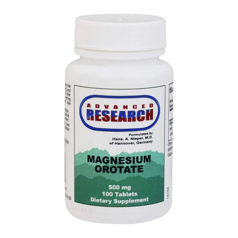 NCI Advanced Research Dr. Hans Nieper Magnesium Orotate Tablets 500 Mg | Mineral Supplement for Adults - main product image
