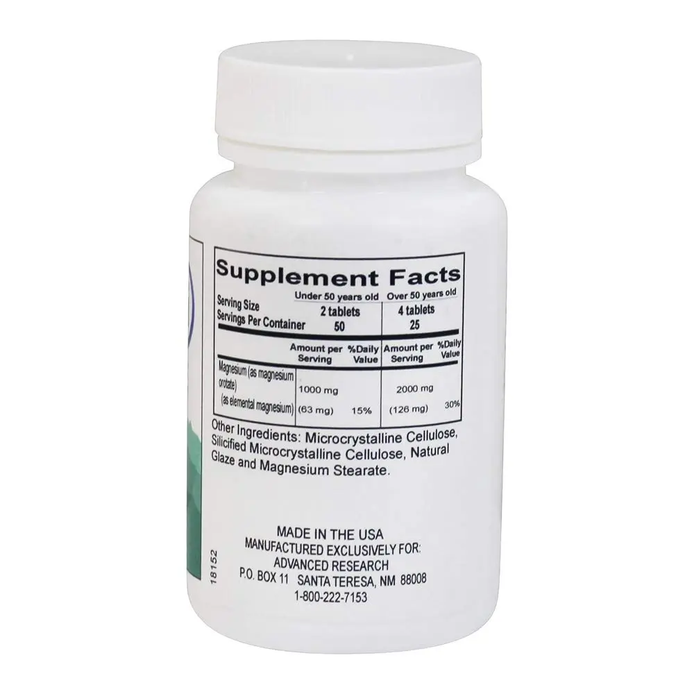 NCI Advanced Research Dr. Hans Nieper Magnesium Orotate Tablets 500 Mg | Mineral Supplement for Adults - view 2