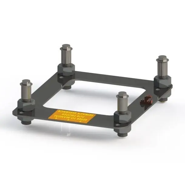 Aqua Creek F-04CAJP Standard Four Point with JIG Inserts Stainless Steel | Durable Docking Anchor Kit - view 2