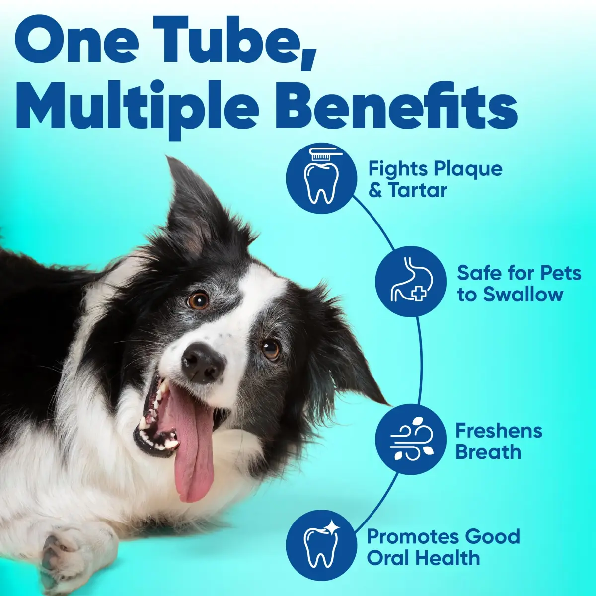 Virbac C.E.T. Enzymatic Toothpaste for Dogs & Cats, Seafood Flavor, 70g (2.5 oz) | Vet Recommended Tartar & Plaque Control - view 2