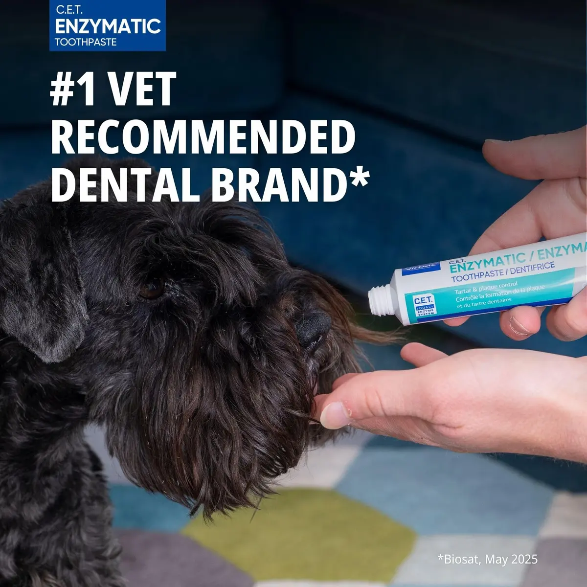C.E.T. Oral Hygiene Kit for Dogs, Poultry flavor Toothpaste with Toothbrush - view 2