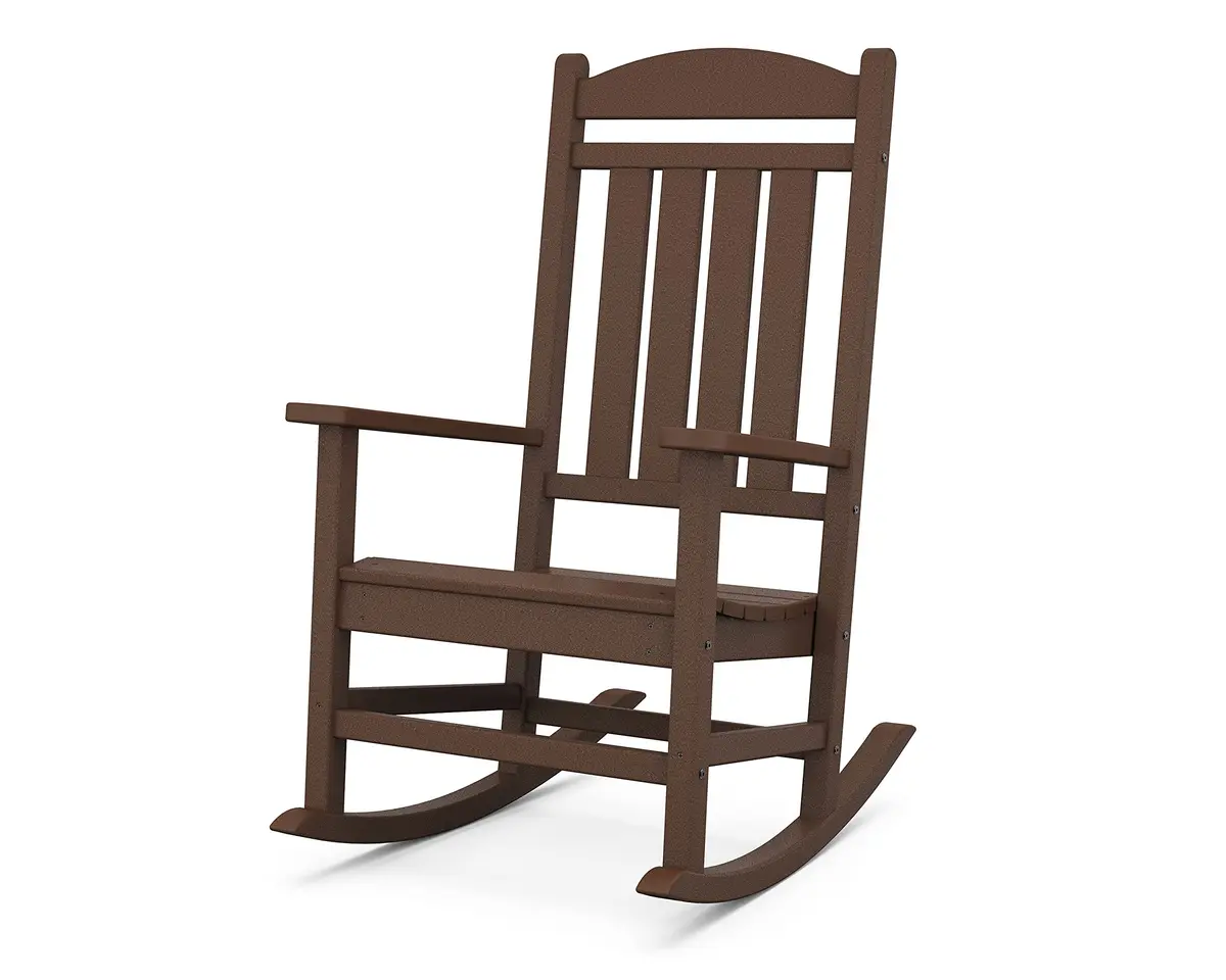 Polywood Presidential Rocking Chair in Mahogany | Durable Outdoor Furniture (70-120 chars) - main product image