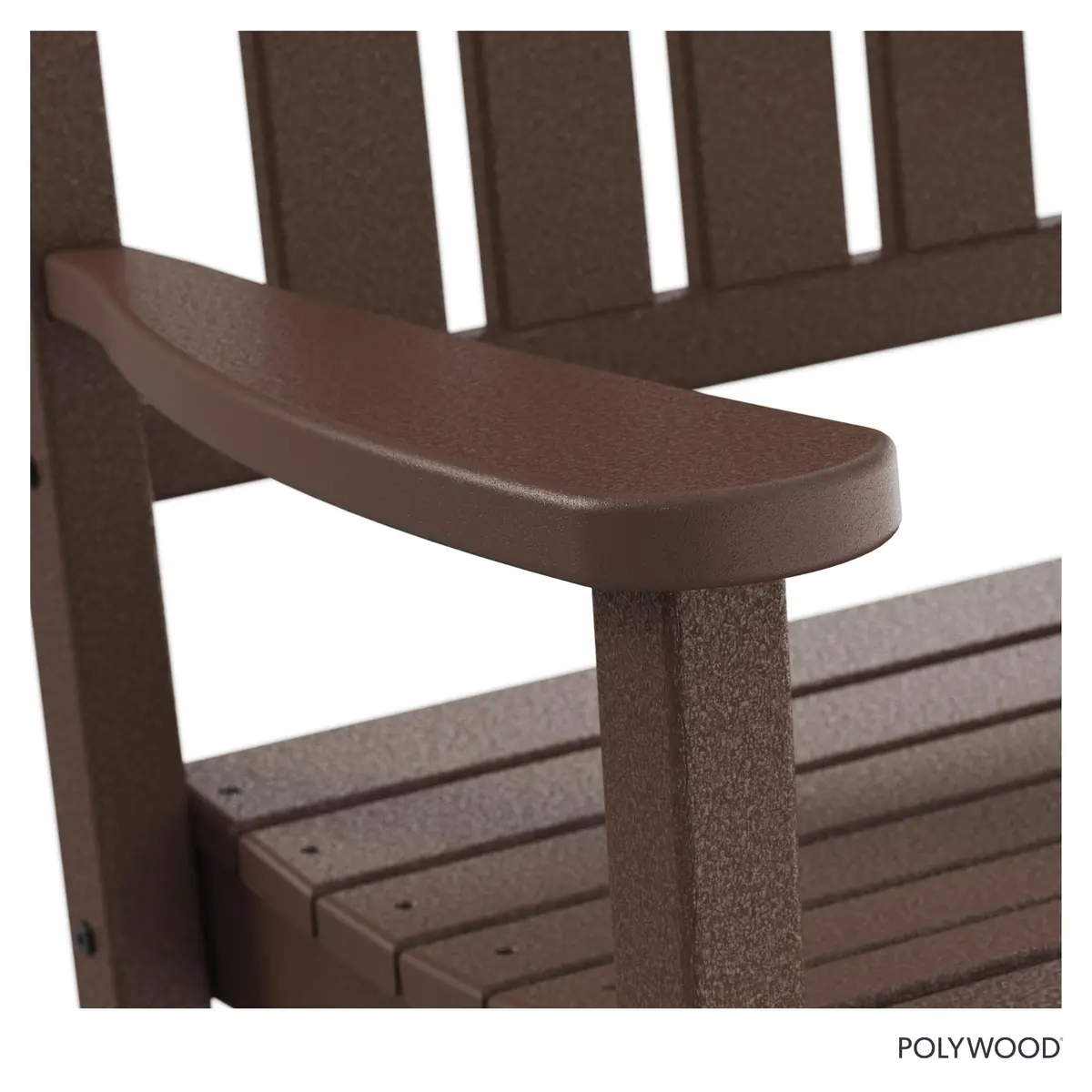 Polywood Presidential Rocking Chair in Mahogany | Durable Outdoor Furniture (70-120 chars) - view 6