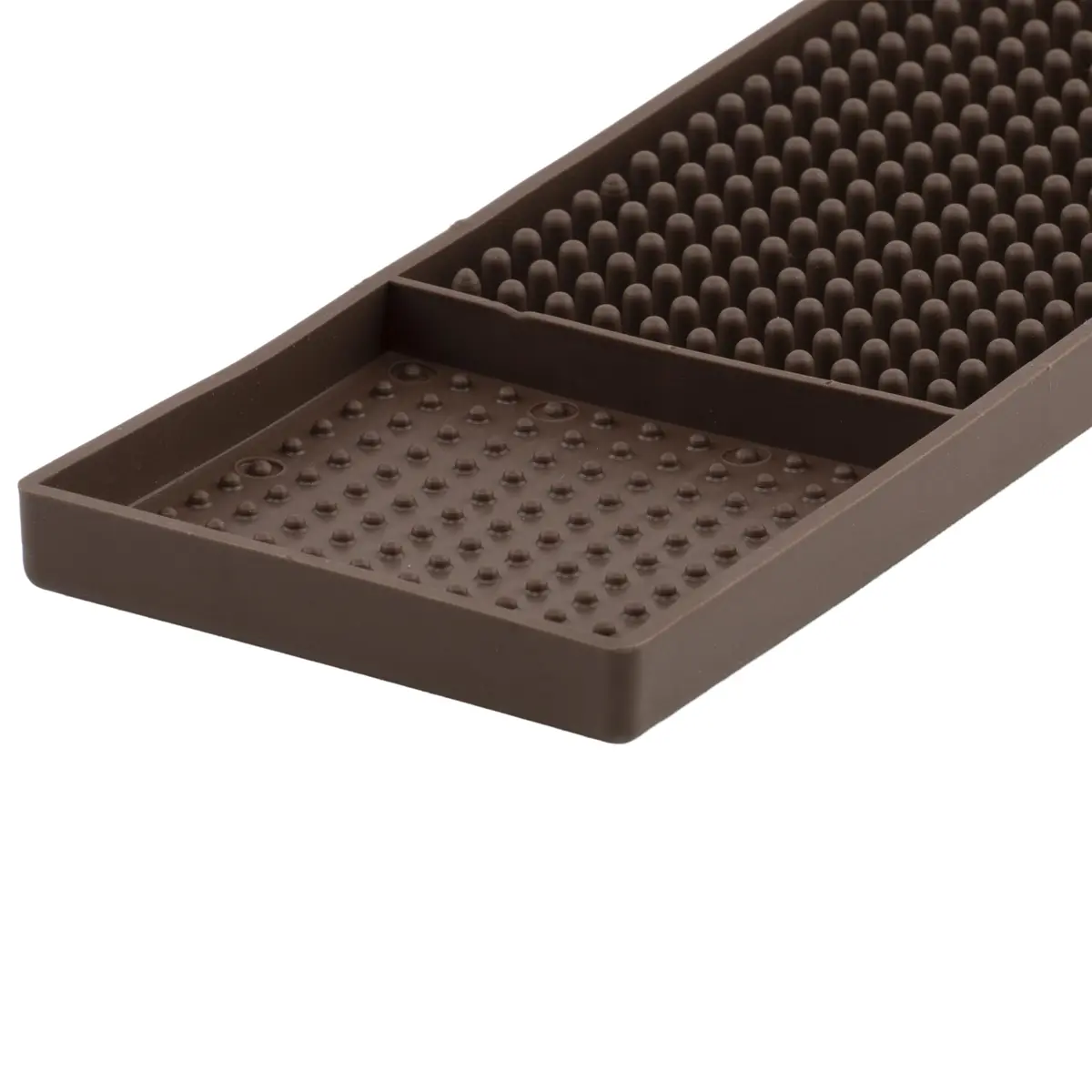 Winco 27" Brown Commercial Bar Mat | Anti-Fatigue Rubber Mat for Bars & Kitchens - view 3