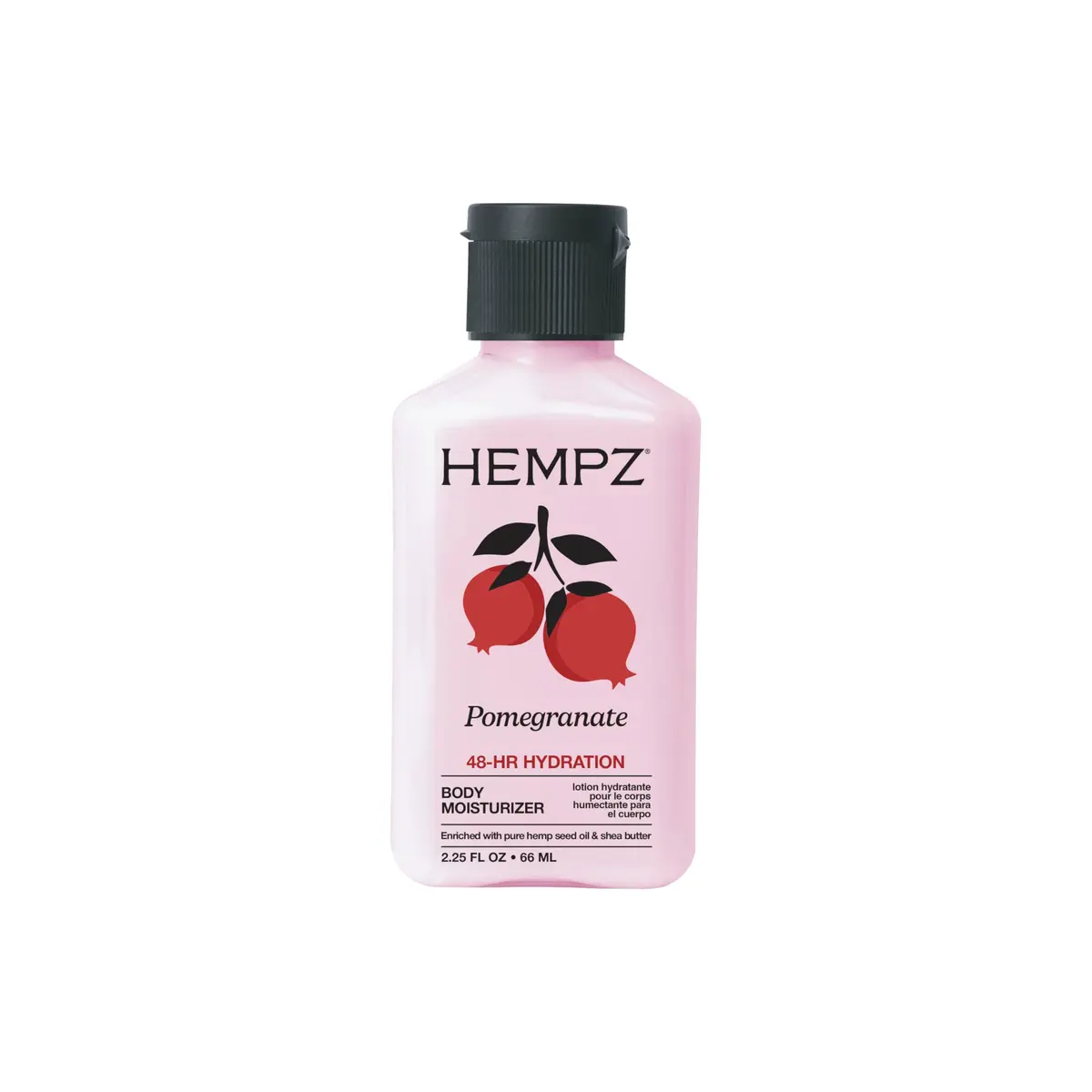 Hempz Herbal Body Moisturizer Pomegranate 2.25 oz | Paraben-Free, Hydrating & UV Protection - main product image