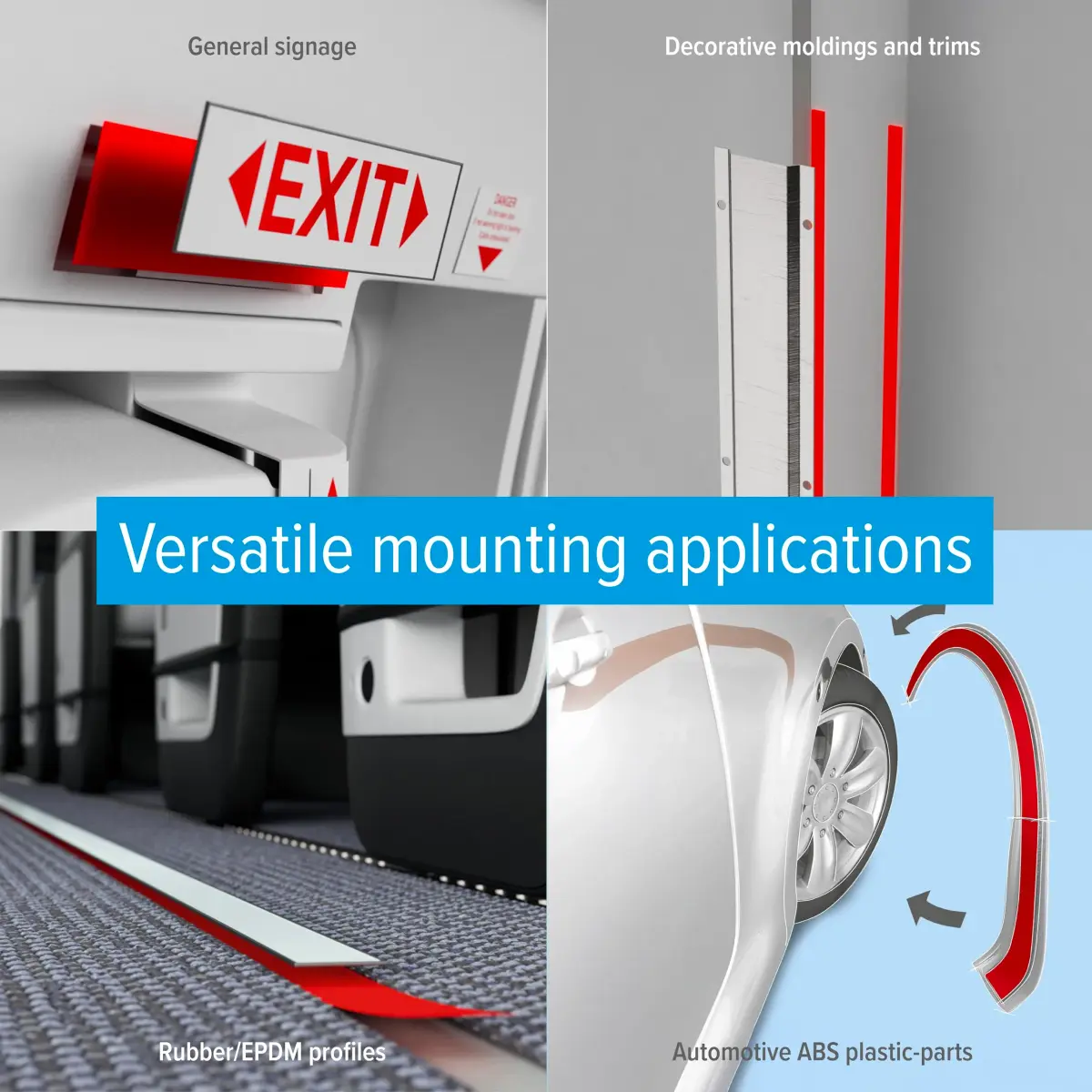tesa 4965 Original Double-Sided PET Film Tape, Transparent, 2.54 cm (1 in) x 32.92 m (36 yd) | High Temp Resistance - view 5