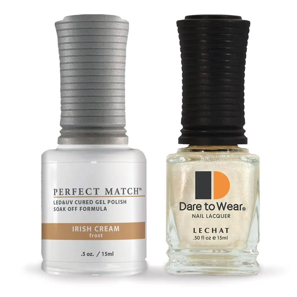 LECHAT Perfect Match Gel Polish Irish Cream 0.5 Fl Oz | Soak Off, Long-Lasting Shine, Natural Nails - main product image