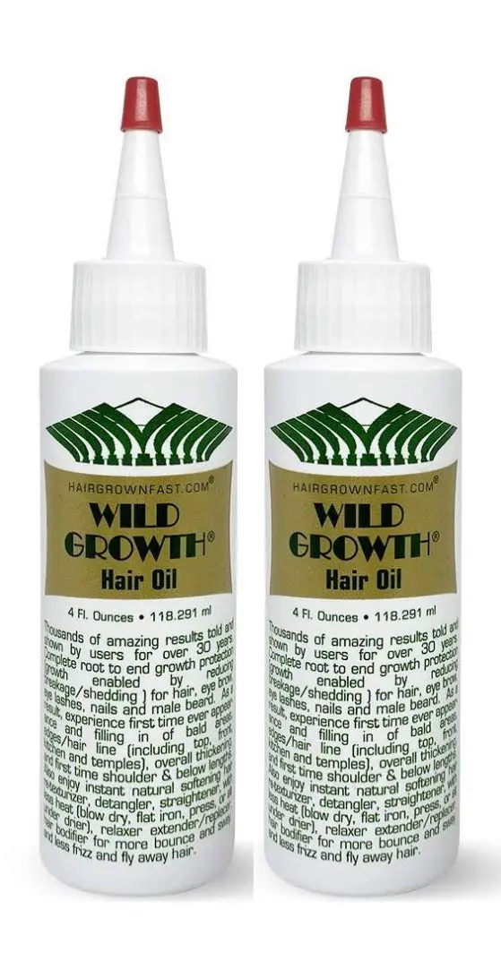 Wild Growth Hair Oil 236ml (8 Fl Oz) Pack of 2 | Promotes Natural Hair Growth - main product image