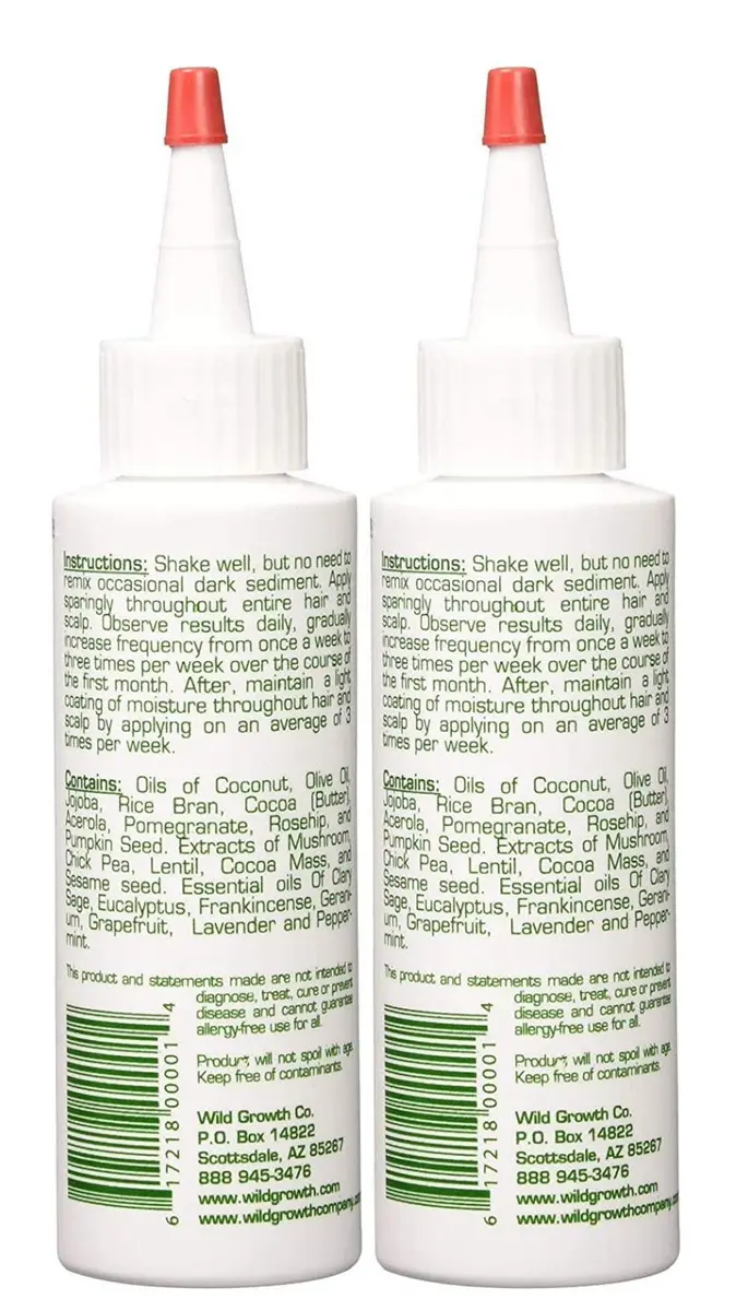 Wild Growth Hair Oil 236ml (8 Fl Oz) Pack of 2 | Promotes Natural Hair Growth - view 2