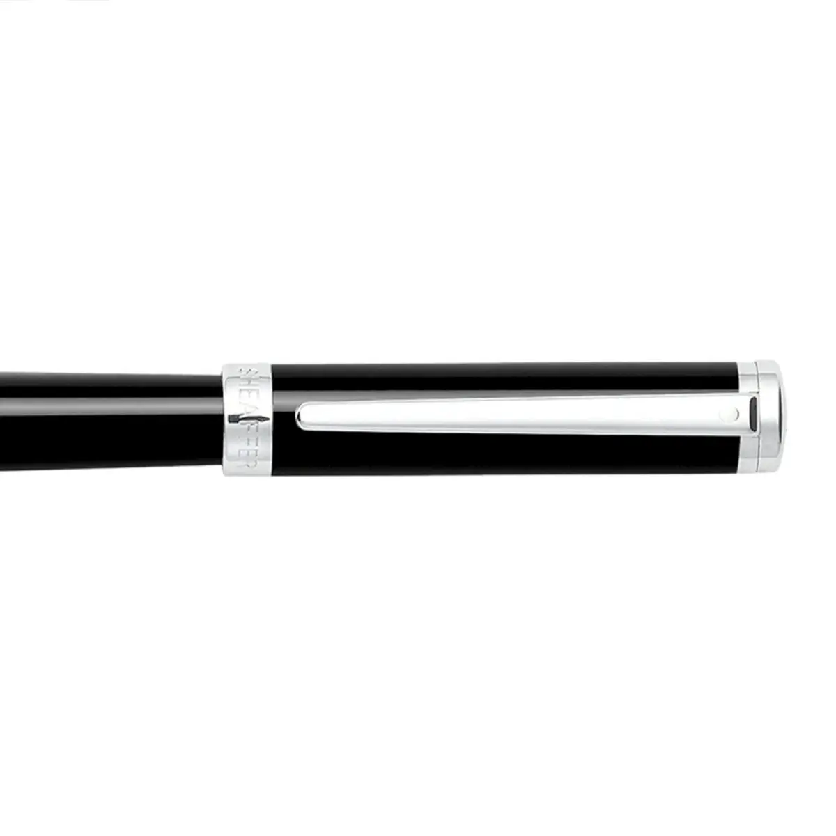 Sheaffer Intensity Onyx Fountain Pen with Chrome-Plated Trim and Medium Nib | Luxury Writing Instrument - view 4