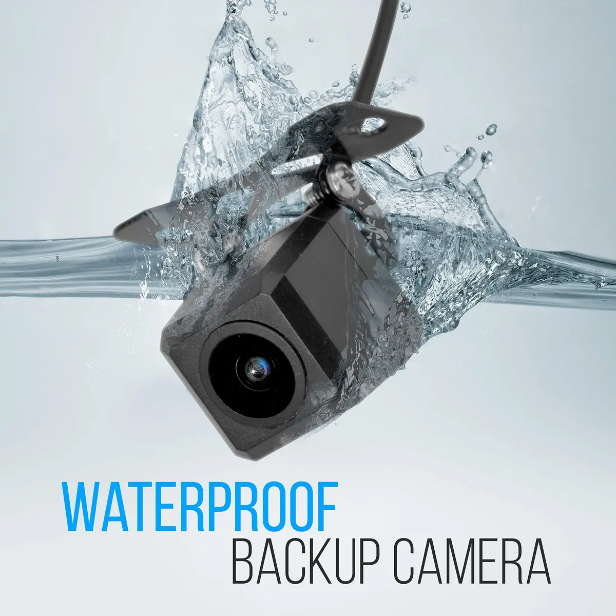 Pyle Universal Mount Front Rear Camera - Marine Grade Waterproof w/ Night Vision & Distance Lines 170° FOV - view 3
