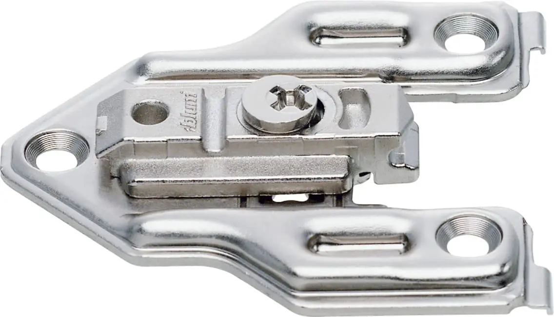 Blum CLIP Top Face Frame Mounting Plate 175H6000 Nickel | Height Adjustment +/- 2mm - main product image