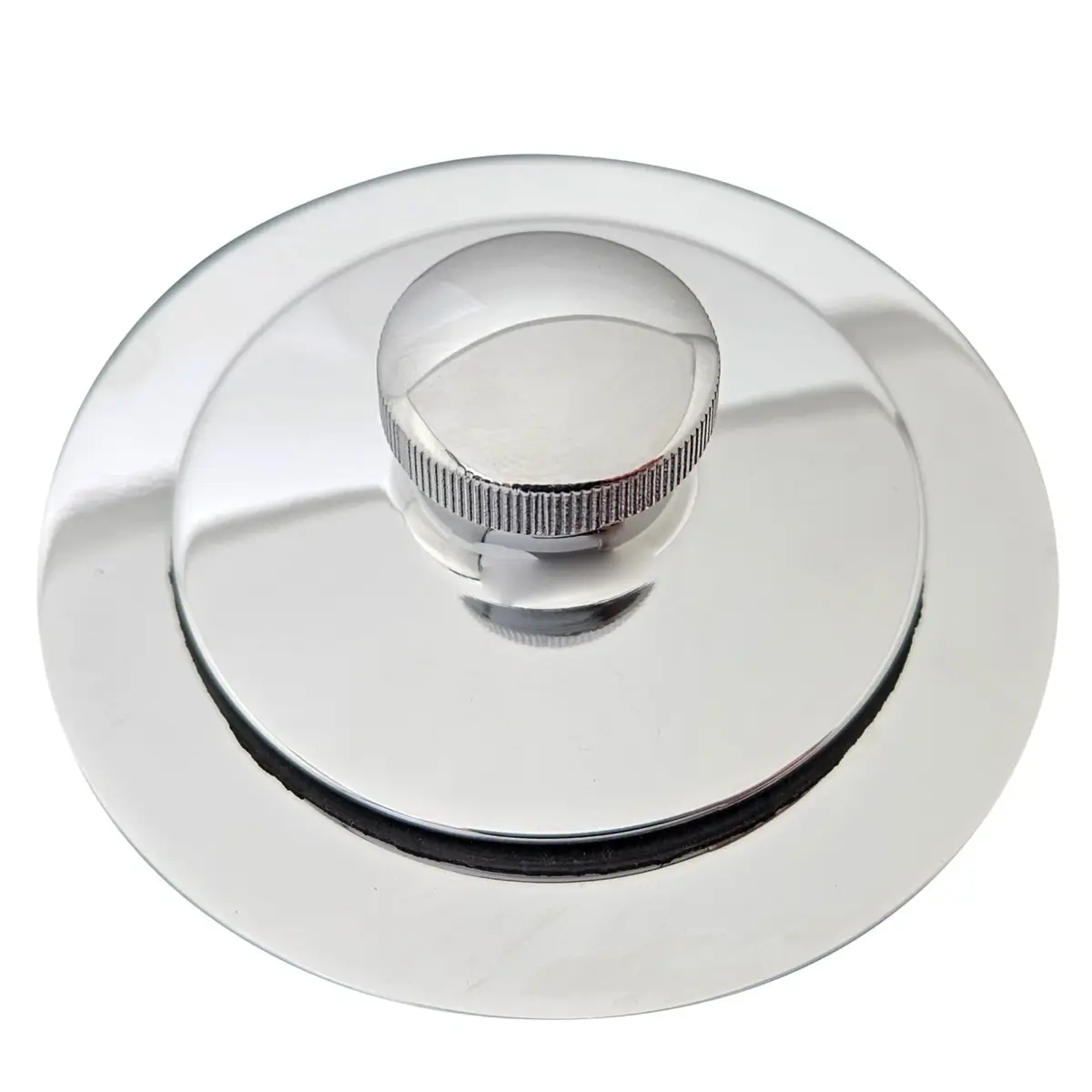 Westbrass Twist & Close Bath Drain Plug 1-1/4" NPSM Fine Thread | Polished Chrome, 18.29 mm (0.72 in) - view 3
