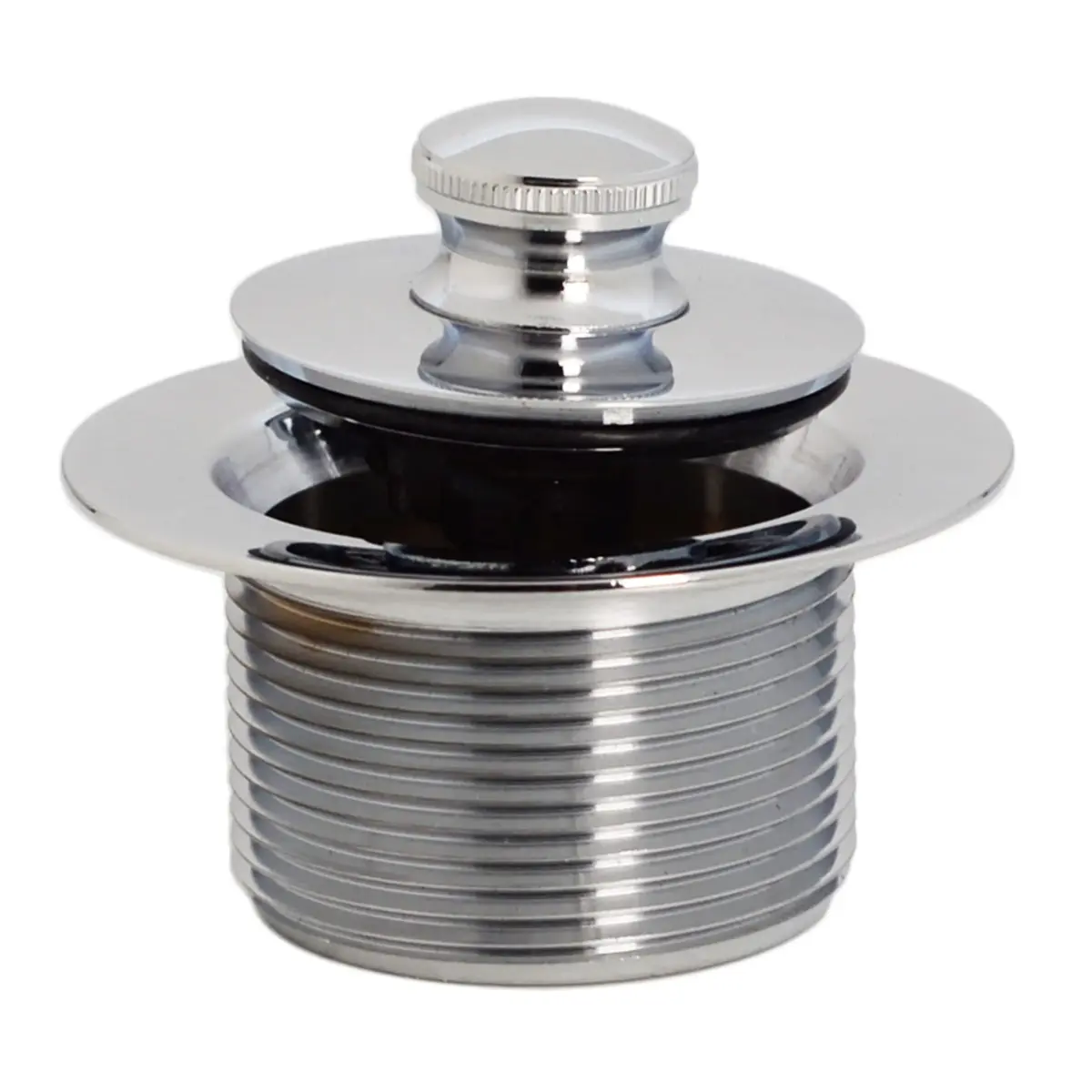 Westbrass 79438CP-Z Twist & Close Bathtub Drain Plug 3.8cm (1.5") | Fits Coarse Thread Tub Drain Shoe - main product image